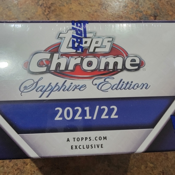 2021-22 Topps Chrome UEFA Champions League Sapphire Edition Box *Sealed* - Picture 5 of 7